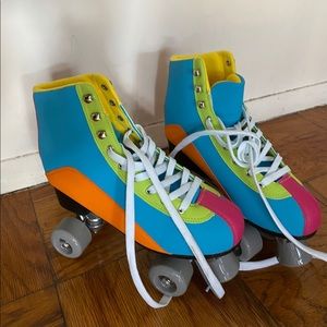MULTI color Quad Roller Skates